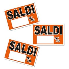 Cartelli saldi 30x20 usato  Spedito ovunque in Italia 