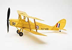RAF Tiger Moth Bi-plane model airplane complete vintage, used for sale  Delivered anywhere in UK