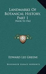 Landmarks botanical history d'occasion  Livré partout en France