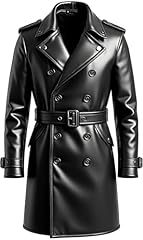 Mens black genuine for sale  Delivered anywhere in USA 
