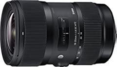 Used, Sigma 210101 18-35mm F1.8 DC HSM Lens for Canon - Black for sale  Delivered anywhere in UK