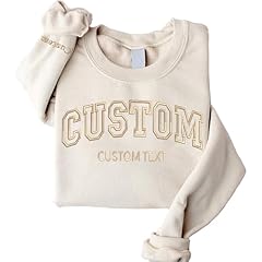 Custom embroidered sweatshirts for sale  Delivered anywhere in USA 