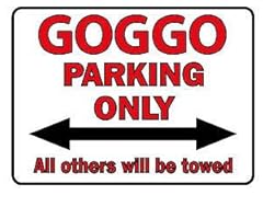 Kunststoff schild goggo gebraucht kaufen  Wird an jeden Ort in Deutschland