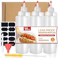 Squeeze bottles 16oz for sale  Delivered anywhere in USA 