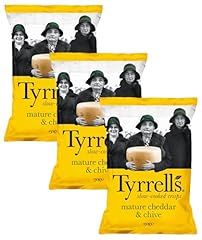 Tyrrells chips cheddar usato  Spedito ovunque in Italia 