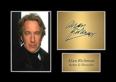 Signed alan rickman for sale  Delivered anywhere in UK