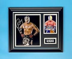 Rey mysterio signed for sale  Delivered anywhere in UK
