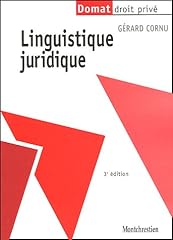 Linguistique juridique d'occasion  Livré partout en France