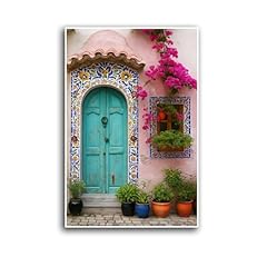 Moroccan inspired teal for sale  Delivered anywhere in USA 