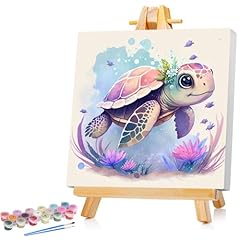 Peinture numéros tortue d'occasion  Livré partout en Belgiqu