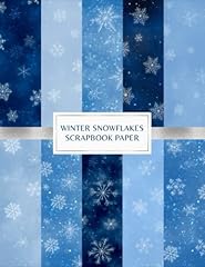 Winter snowflakes scrapbook for sale  Delivered anywhere in UK