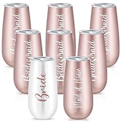 Bridesmaid wine tumblers for sale  Delivered anywhere in USA 