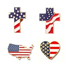 4pcs american flag for sale  Delivered anywhere in USA 