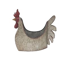 Deco metal rooster for sale  Delivered anywhere in USA 