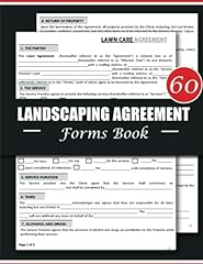Landscaping agreement forms for sale  Delivered anywhere in USA 