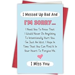 Funny poem apology for sale  Delivered anywhere in USA 