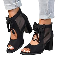 Women black stacked for sale  Delivered anywhere in USA 