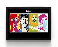Framed beatles psychedelic for sale  Delivered anywhere in UK