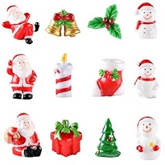 12pcs christmas miniature for sale  Delivered anywhere in UK