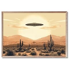 Retro ufo canvas for sale  Delivered anywhere in USA 