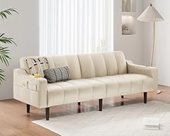 Leather couch futon for sale  Delivered anywhere in USA 
