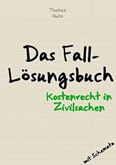 Fall lösungsbuch kostenrecht gebraucht kaufen  Wird an jeden Ort in Deutschland