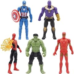 5pcs superheroes action for sale  Delivered anywhere in UK