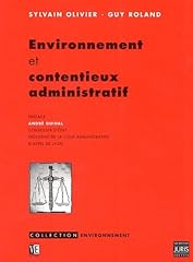 Environnement contentieux admi d'occasion  Livré partout en France