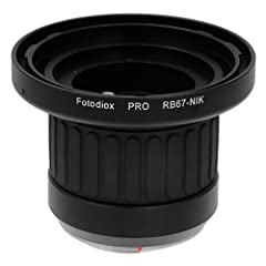 Fotodiox Pro Lens Mount Adapter with Focusing Barrel, Mamiya RB67 Lens to Nikon Camera Such As D7200 and D5000, Black for sale  Delivered anywhere in Canada