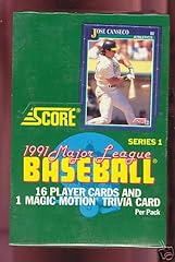 1991 score baseball for sale  Delivered anywhere in USA 
