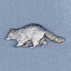 Raccoon pewter lapel for sale  Delivered anywhere in USA 