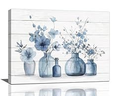 Blue flower bathroom for sale  Delivered anywhere in USA 