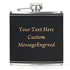 Hip flask personalised for sale  Delivered anywhere in UK