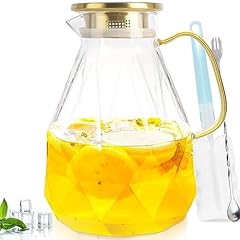 Yirilan glass pitcher for sale  Delivered anywhere in USA 