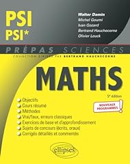 Mathématiques psi psi d'occasion  Livré partout en France