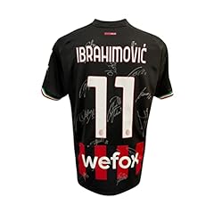 Maglia Gara Home Serie A “Ibrahimovic 11” Autografata Firmata A.C. Milan 2023 usato  Spedito ovunque in Italia 