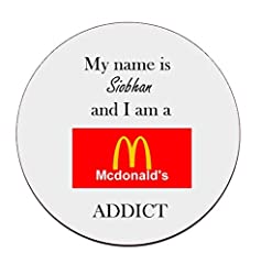 Personalised mcdonalds addict for sale  Delivered anywhere in UK