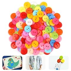 100pcs bottoni colorati usato  Spedito ovunque in Italia 
