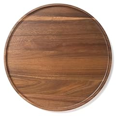 Round wood tray for sale  Delivered anywhere in USA 