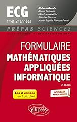 Formulaire mathématiques appl d'occasion  Livré partout en France