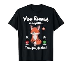 Tshirt renard appelle d'occasion  Livré partout en France