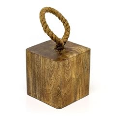 Mango wood doorstop for sale  Delivered anywhere in UK