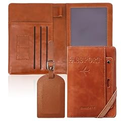 Leather passport holder for sale  Delivered anywhere in UK