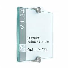 Türschild glas vitrum gebraucht kaufen  Wird an jeden Ort in Deutschland