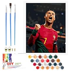 Qduoduo football painting for sale  Delivered anywhere in UK
