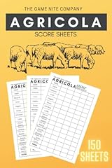 Agricola score sheets for sale  Delivered anywhere in UK