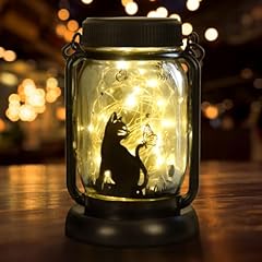 Solar cat lantern for sale  Delivered anywhere in USA 