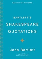 Bartlett shakespeare quotation for sale  Delivered anywhere in UK