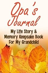 Opa journal memory for sale  Delivered anywhere in USA 