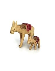 Wooden donkey figurine for sale  Delivered anywhere in USA 